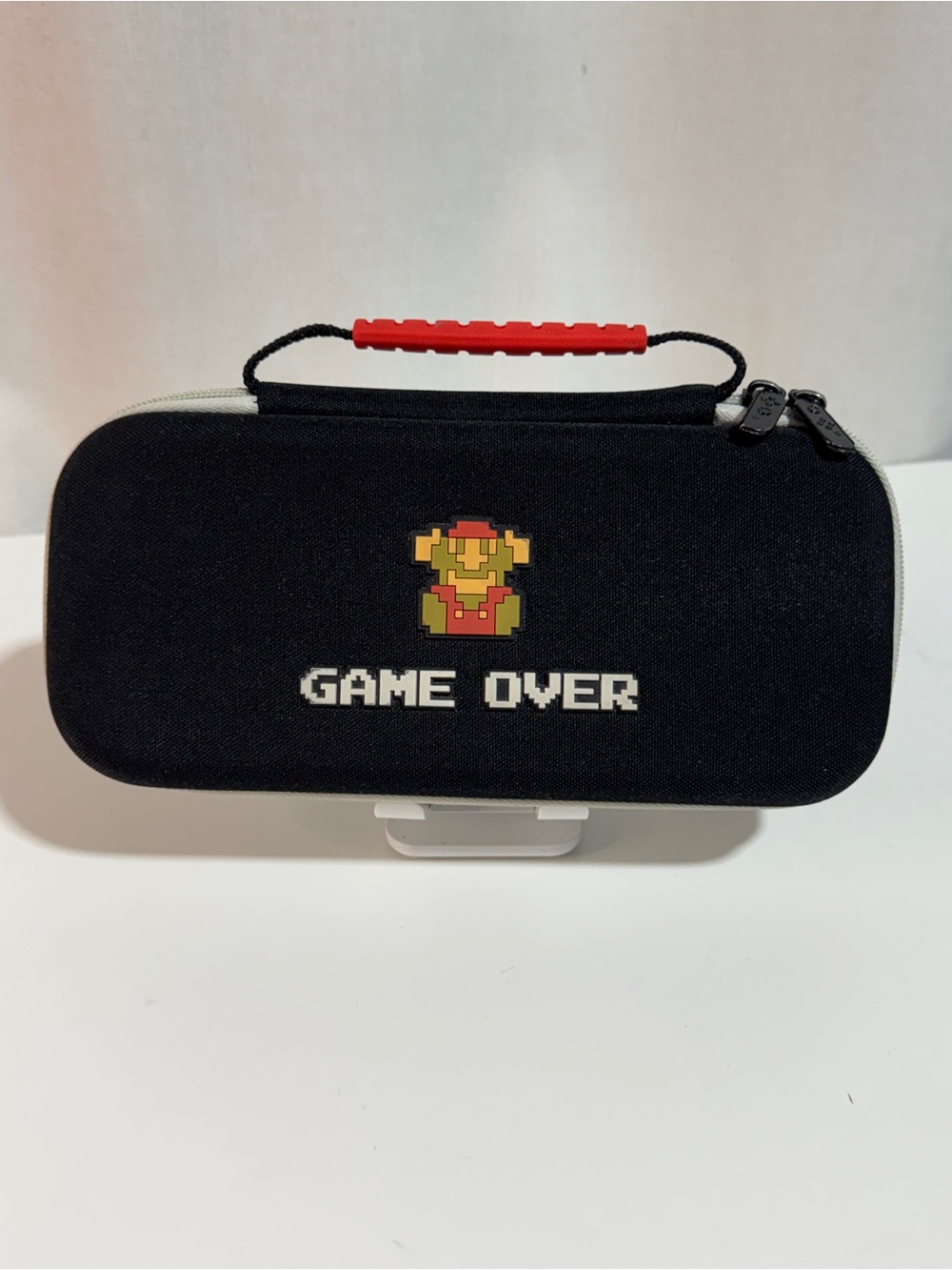 PowerA Padded Retro “Game Over” Carrying Case for Nintendo Switch Black/Red